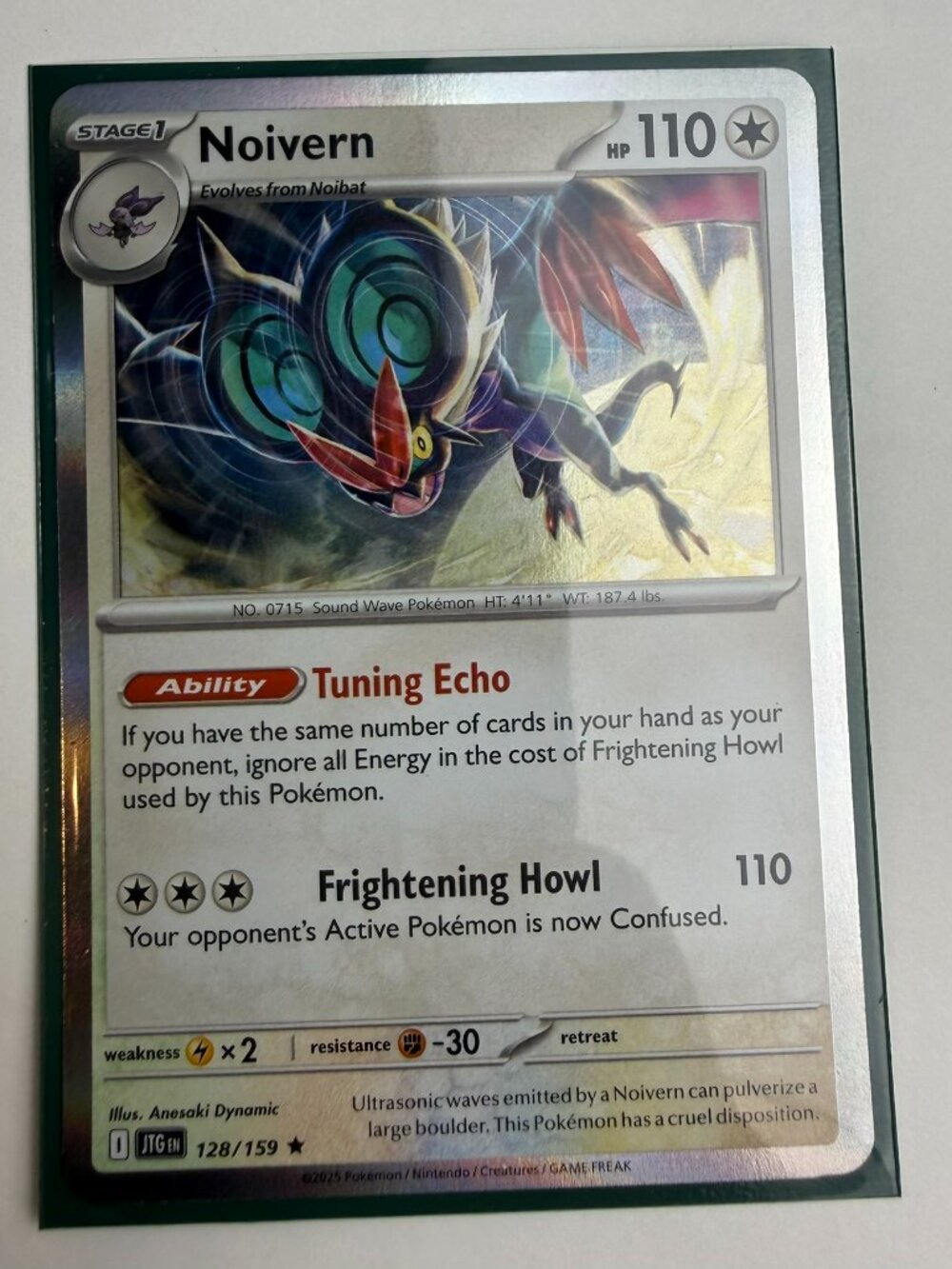 Pokemon - Noivern 128/159 - Holo Rare - SV09 Journey Together